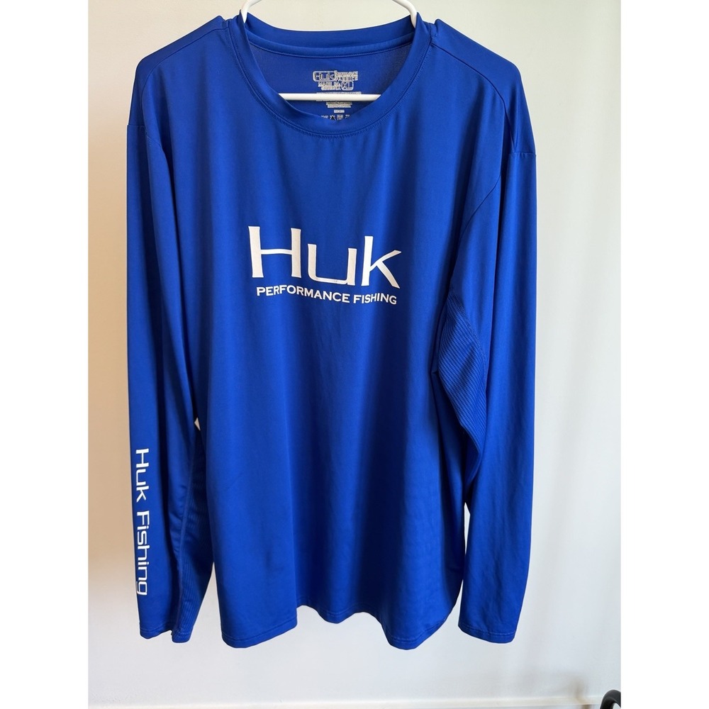 Huk Fishing Men's XL Long Sleeve Performance Shirts LOT BUNDLE Of 3 - Picture 5 of 11